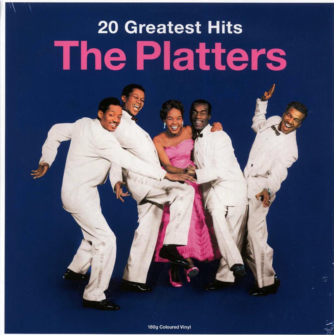 The Platters - 20 Greatest Hits (180g) (pink vinyl) vinyl LP front cover