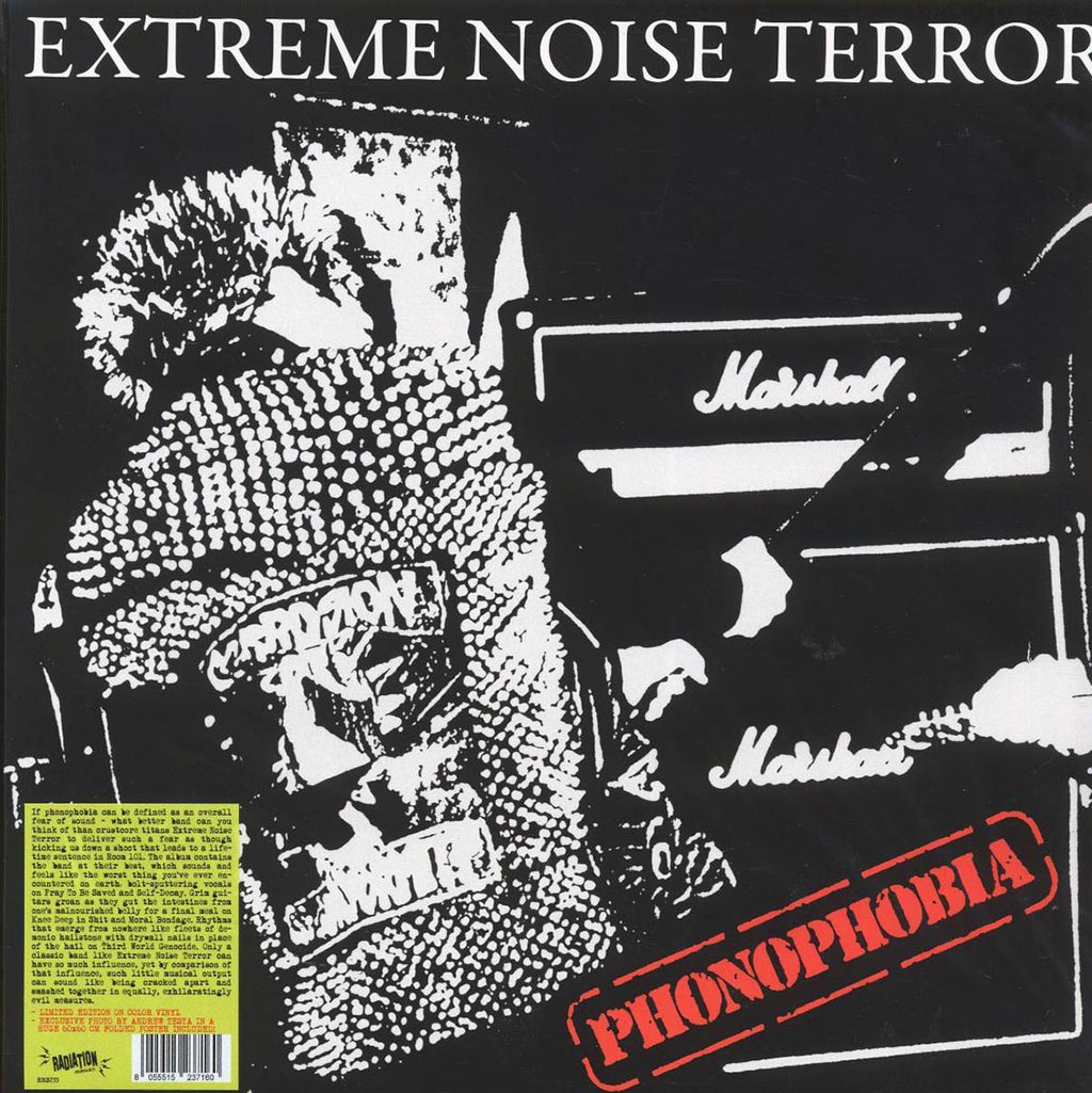 Extreme Noise Terror - Phonophobia (ltd. ed.) (white vinyl) vinyl LP front cover