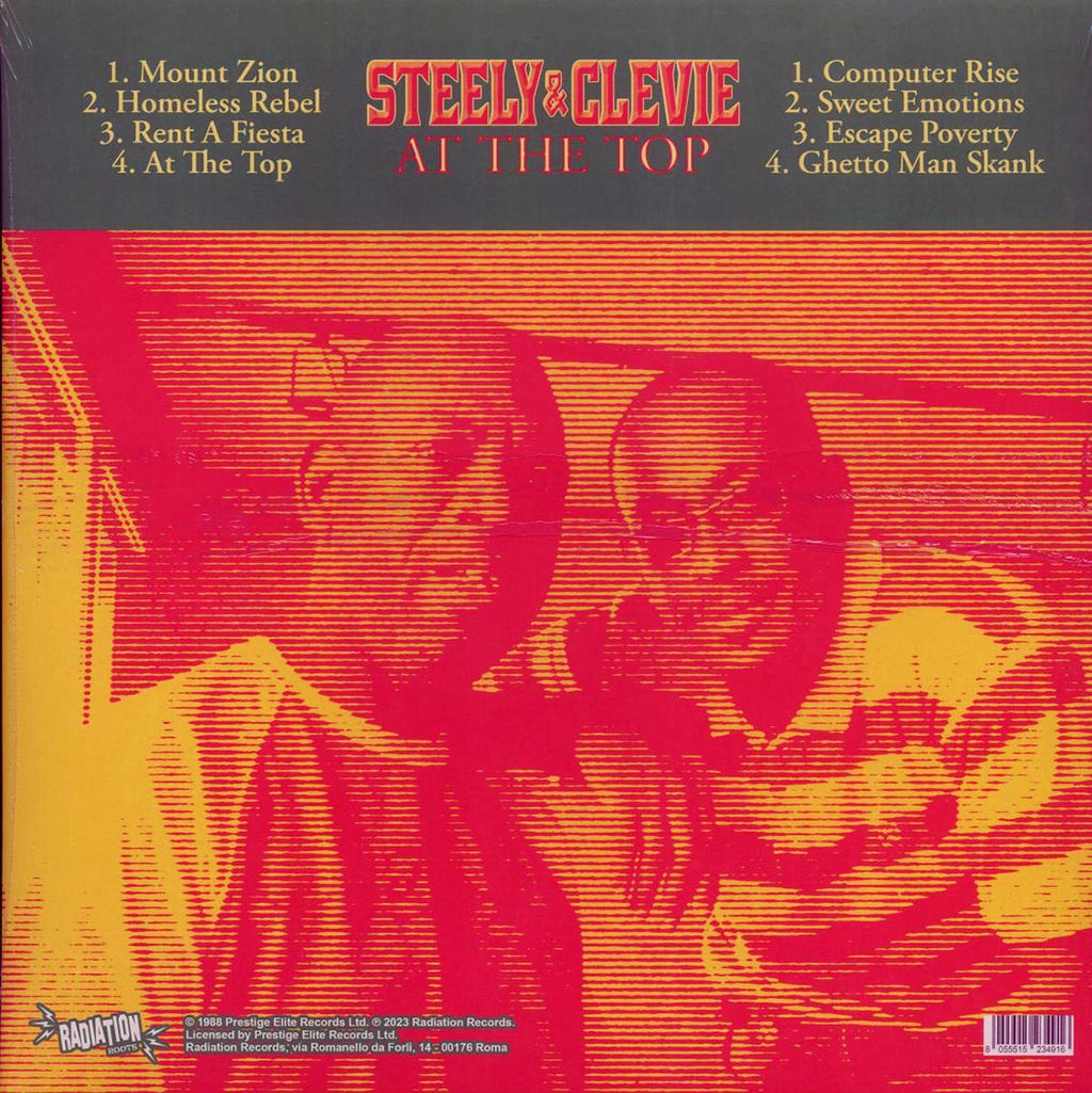 Steely & Clevie - At The Top vinyl LP back cover