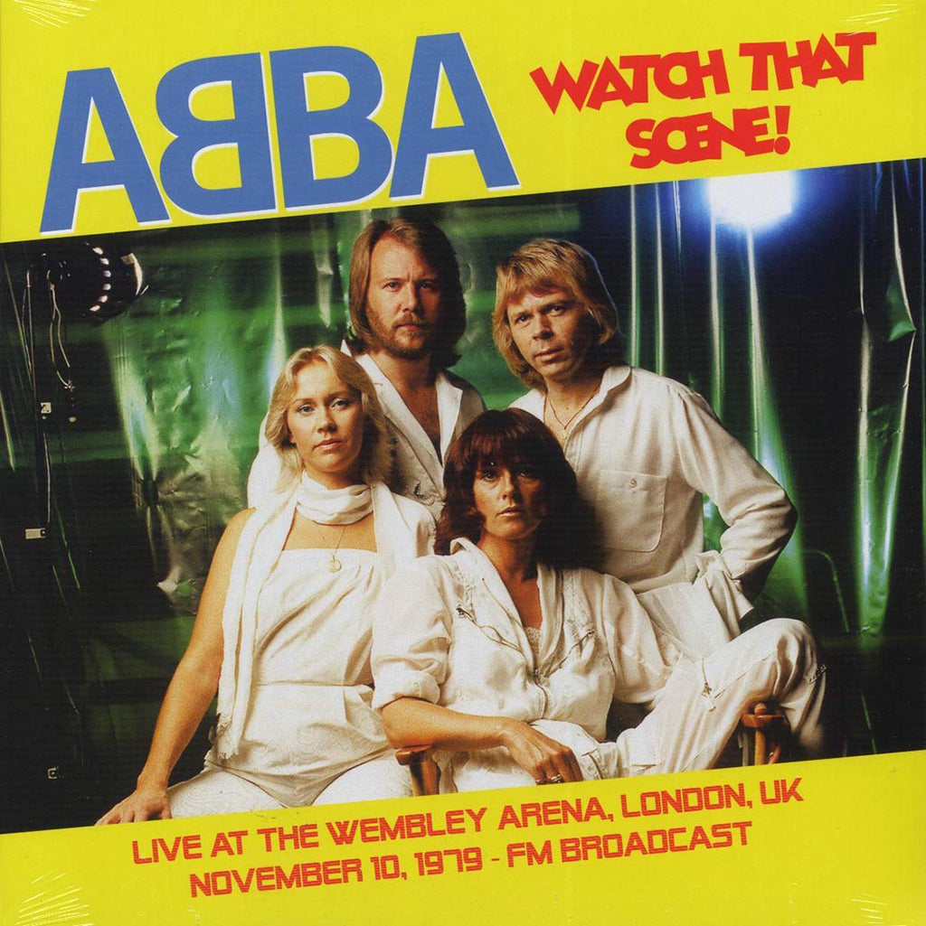 Abba - Watch That Scene! Live At The Wembley Arena vinyl LP front cover