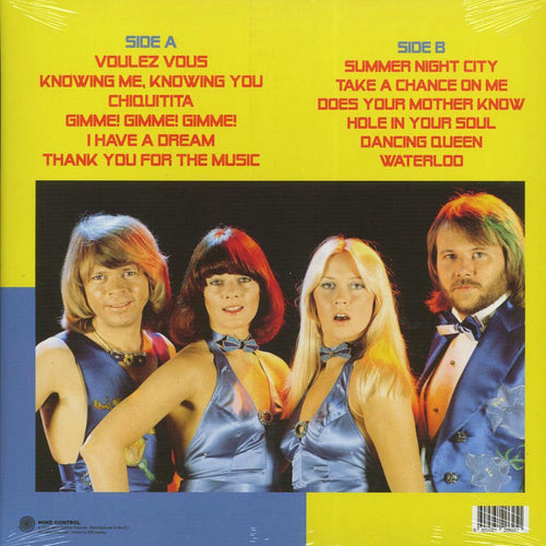 Abba - Watch That Scene! Live At The Wembley Arena vinyl LP back cover