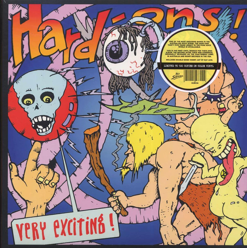 Hard-Ons - Very Exciting! (ltd. 500 copies made) (red vinyl) vinyl LP front cover