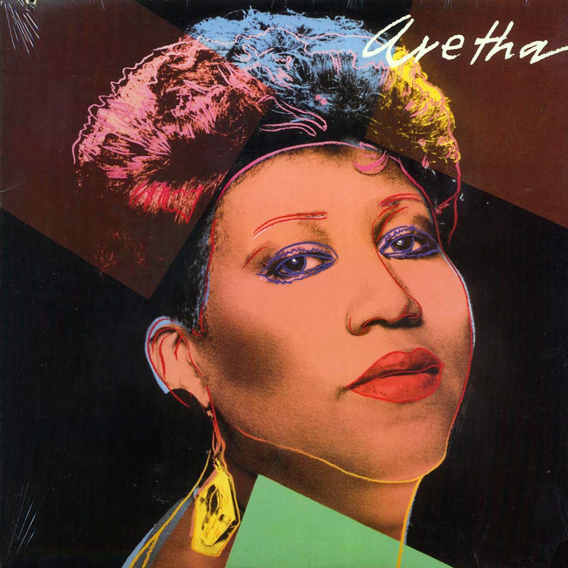 Aretha Franklin - Aretha (1986 ORIGINAL PRESS) (orig. press) (marked/ltd stock) vinyl LP front cover
