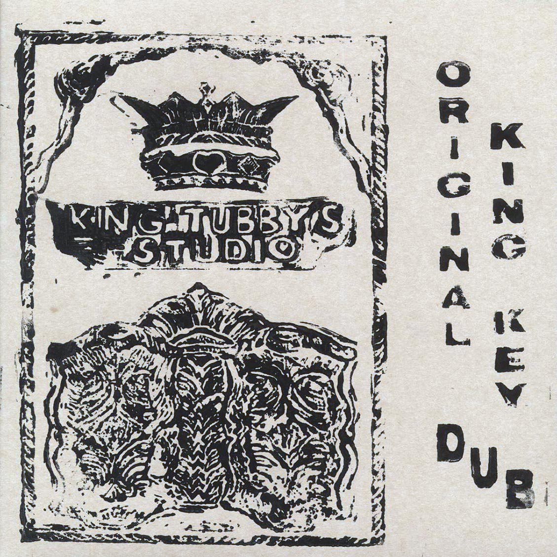 King Tubby - Original King Key Dub (SILKSCREEN JACKET) (ltd. ed.) (silkscreen) vinyl LP front cover
