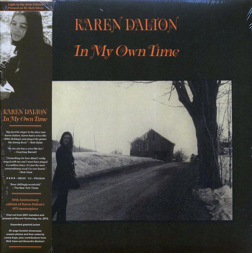 Karen Dalton - In My Own Time (50th Anniv. Ed.) (silver vinyl) (RTI press) — front cover