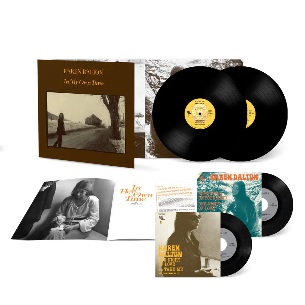 Karen Dalton - In My Own Time: 50th Anniversary Deluxe Edition (50th Anniv. Ed.) (+bonus tracks) (2xLP) (deluxe edition) (RTI press) (incl. 2 x bonus 45rpm records vinyl LP front cover