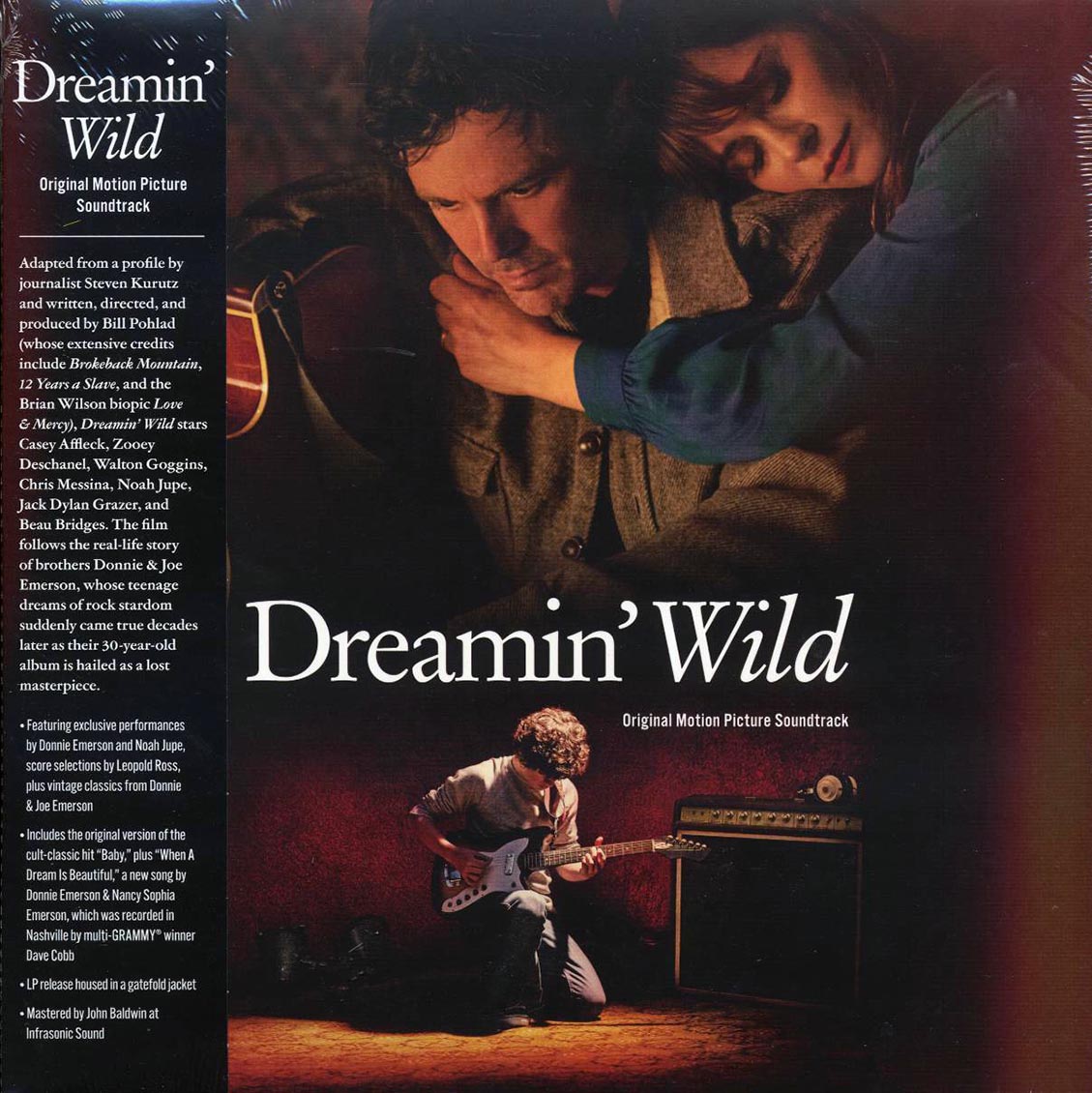 Donnie Emerson, Joe Emerson, Leopold Ross, Noah Jupe, Etc. - Dreamin' Wild Original Motion Picture Soundtrack vinyl LP front cover