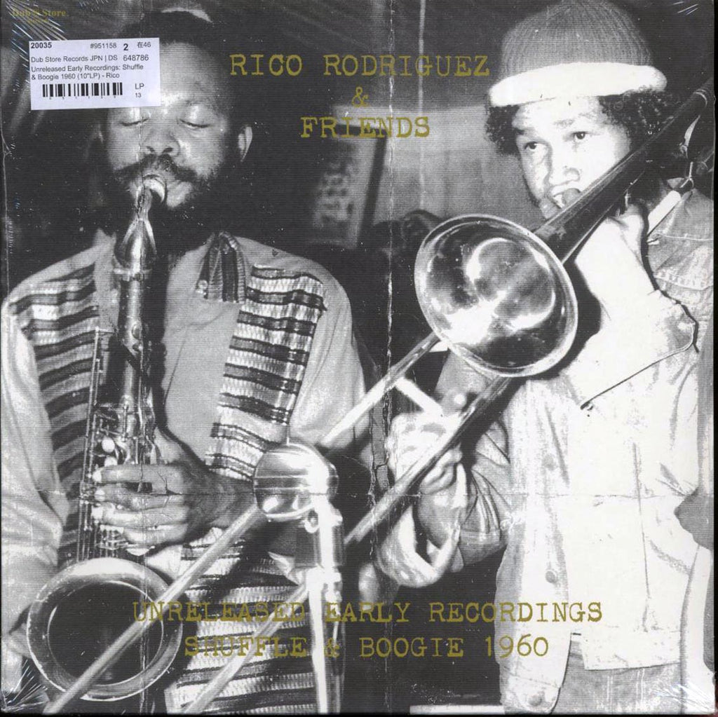 Rico Rodriguez, Hortense Ellis, Federal Singers, Herman Hersang - Unreleased Early Recordings: Shuffle Boogie 1960 (Japan press) vinyl LP front cover