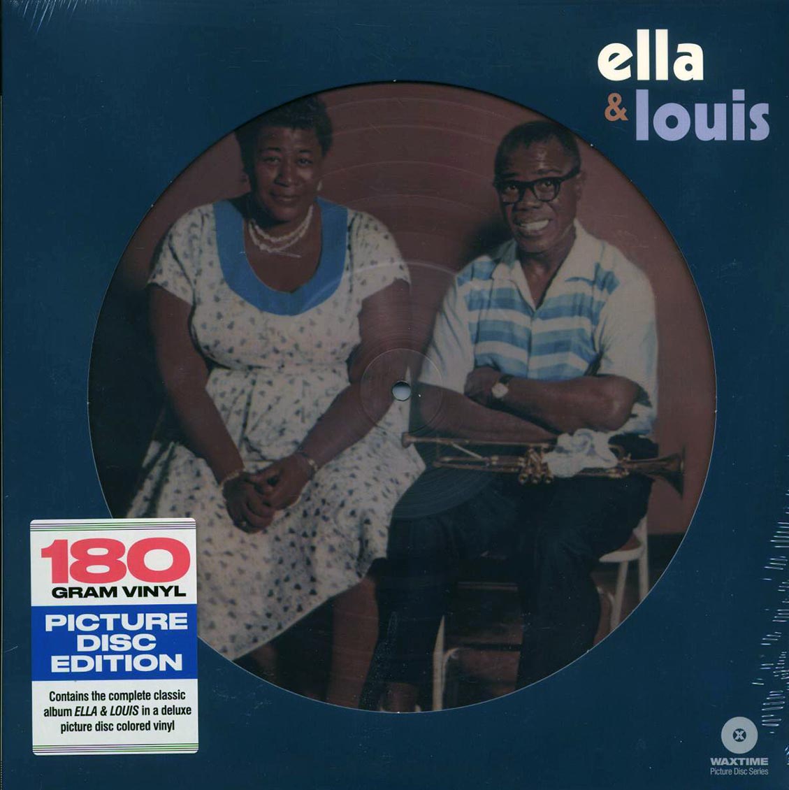 Ella Fitzgerald, Louis Armstrong - Ella & Louis (180g) (picture disc) vinyl LP front cover
