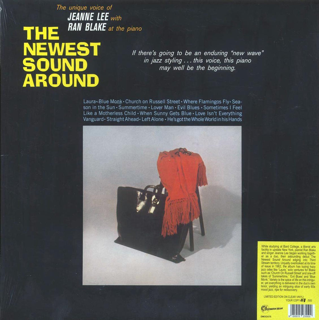 Jeanne Lee, Ran Blake - The Newest Sound Around (ltd. 500 copies made) (clear vinyl) vinyl LP front cover
