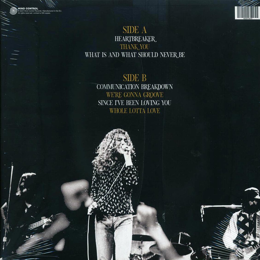 Led Zeppelin - Last Train To Vancouver: Live At The Pacific Coliseum 21 March 1970 vinyl LP back cover
