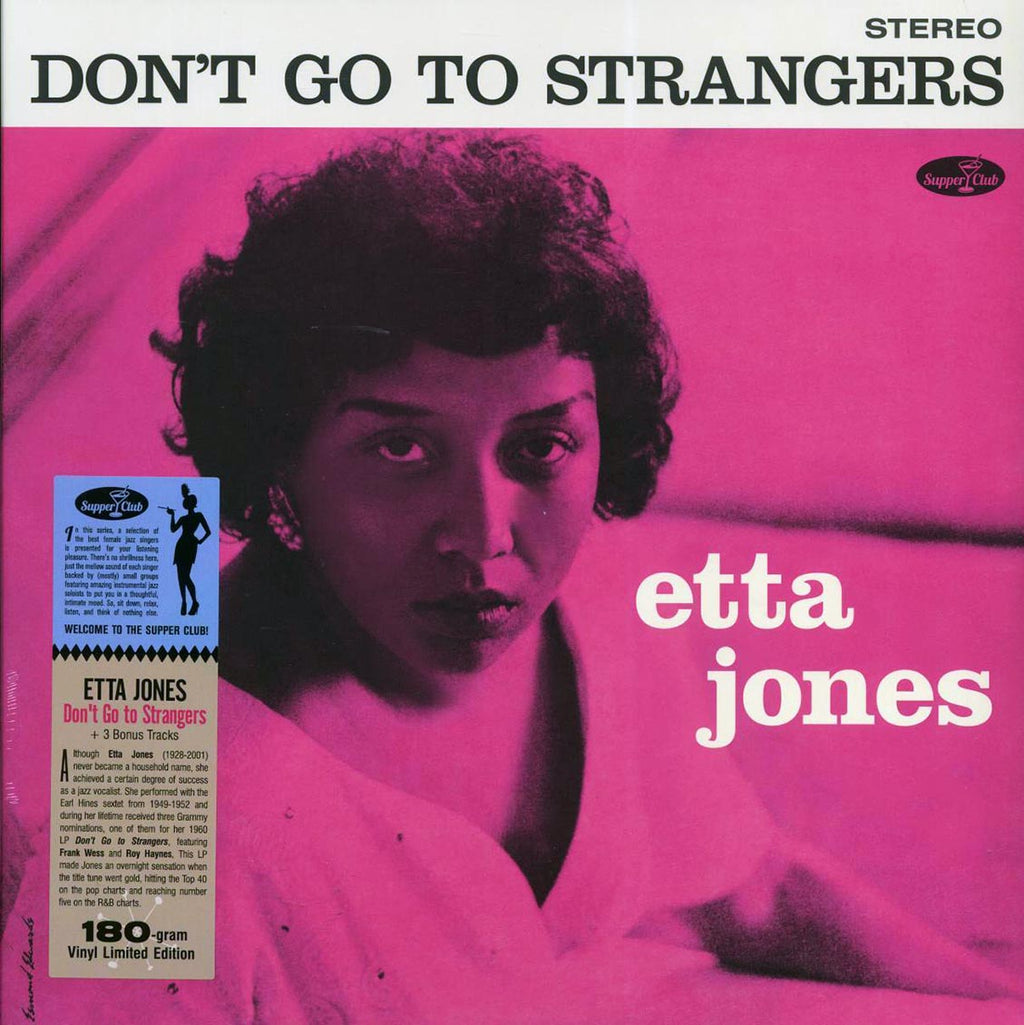 Etta Jones - Don't Go To Strangers (+3 bonus tracks) (180g) vinyl LP front cover