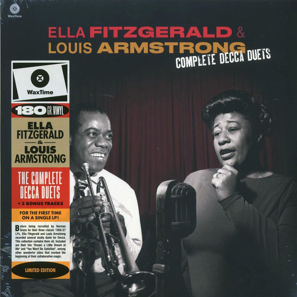 Ella Fitzgerald, Louis Armstrong - Complete Decca Duets (+3 bonus tracks) (ltd. ed.) (180g) vinyl LP front cover