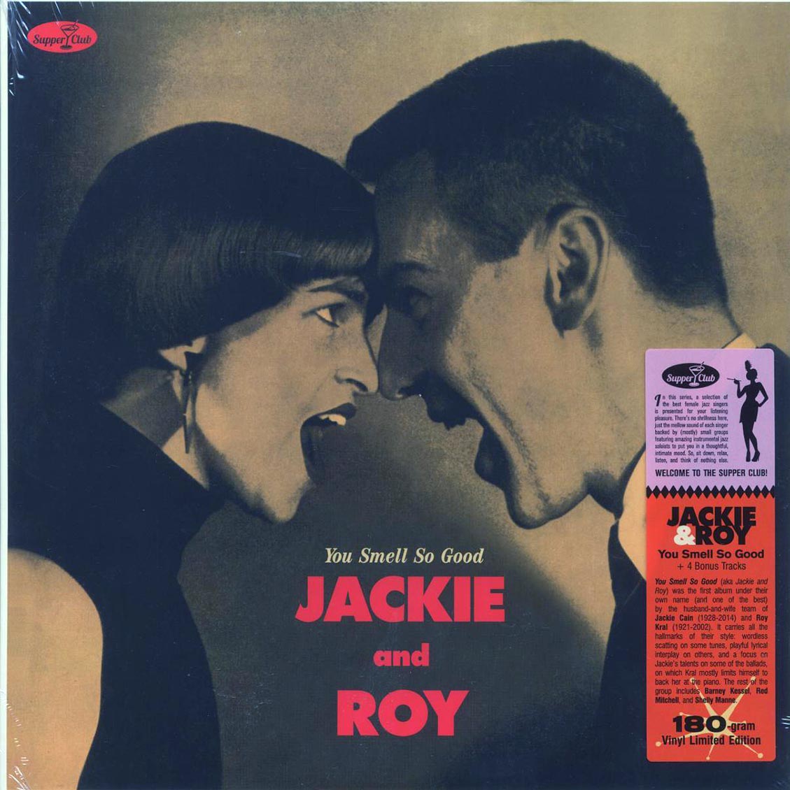 Jackie And Roy - You Smell So Good (+4 bonus tracks) (180g) vinyl LP front cover