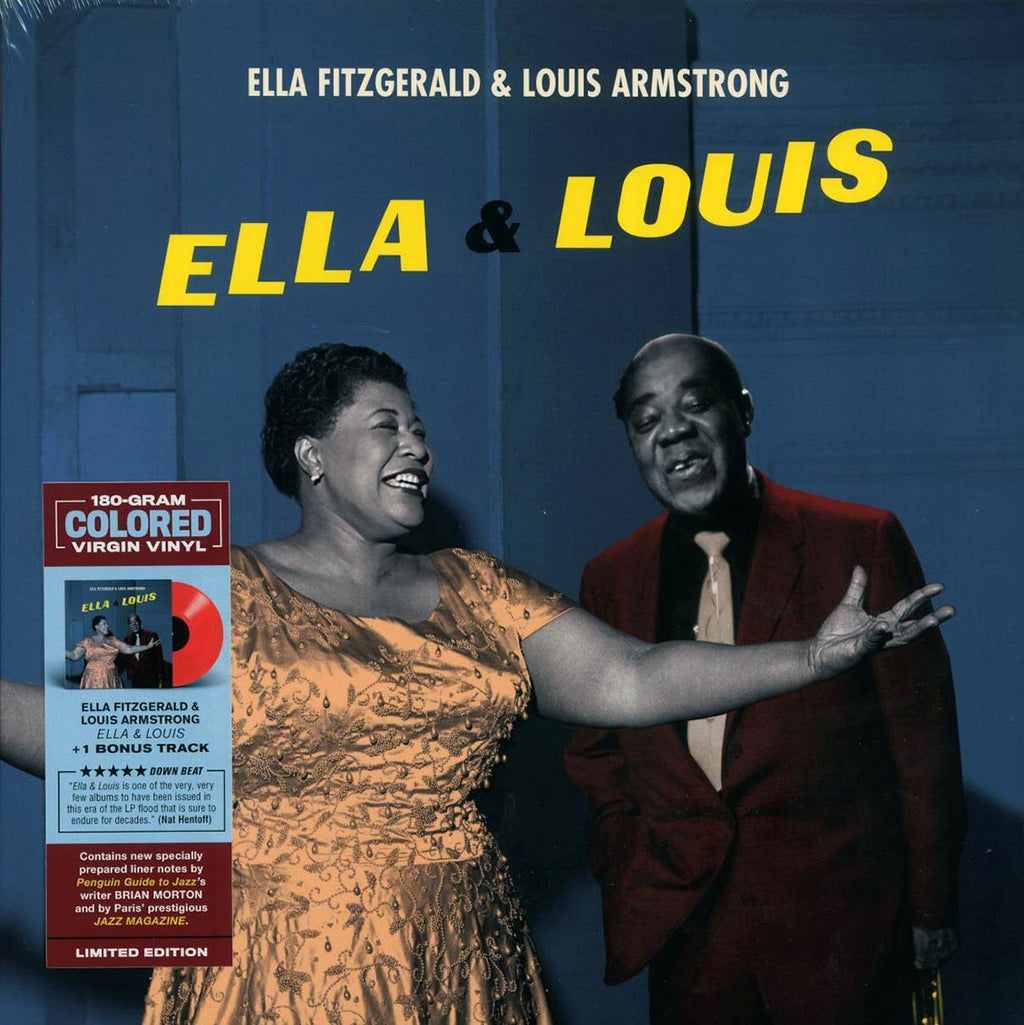 Ella Fitzgerald, Louis Armstrong - Ella & Louis (+bonus track) (180g) (red vinyl) vinyl LP front cover