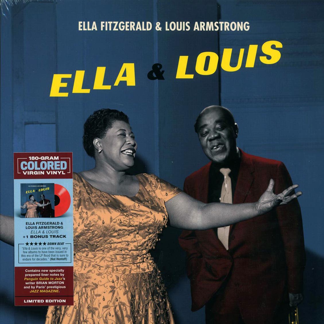 Ella Fitzgerald, Louis Armstrong - Ella & Louis (+bonus track) (180g) (red vinyl) vinyl LP front cover