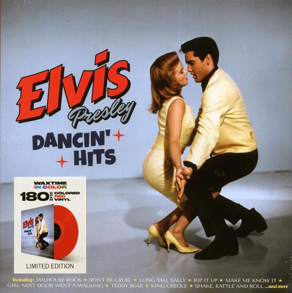 Elvis Presley - Dancin' Hits (20 tracks) (ltd. ed.) (180g) (red vinyl) vinyl LP front cover