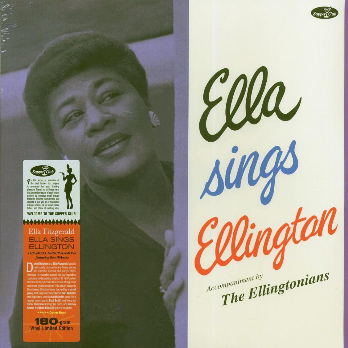 Ella Fitzgerald - Ella Sings Ellington (180g) vinyl LP front cover