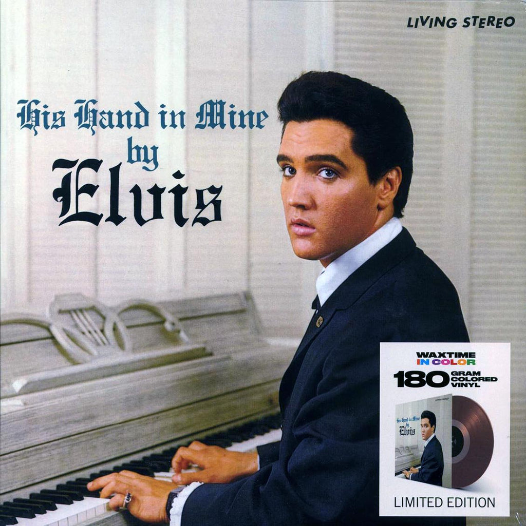 Elvis Presley - His Hand In Mine (+4 bonus tracks) (180g) (brown vinyl) vinyl LP front cover