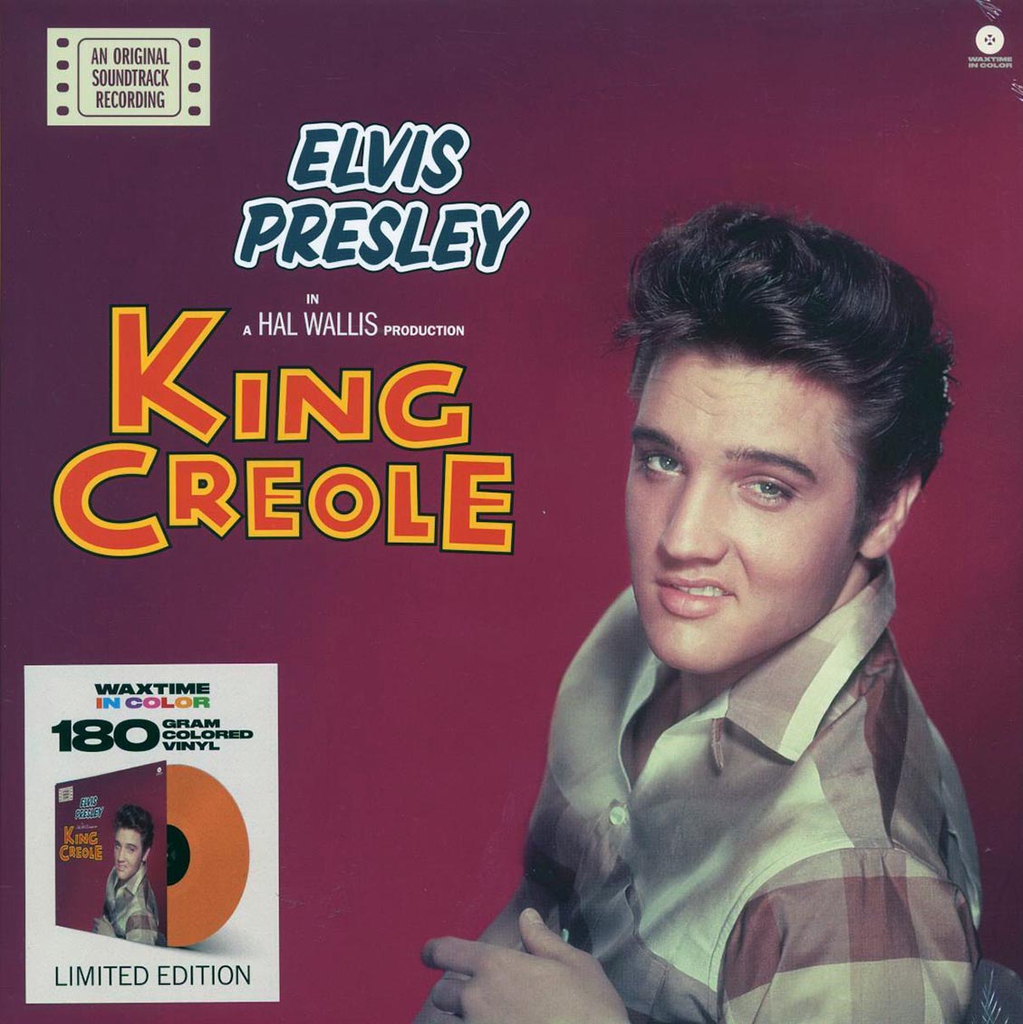 Elvis Presley - King Creole (20 tracks) (+9 bonus tracks) (180g) (orange vinyl) vinyl LP front cover