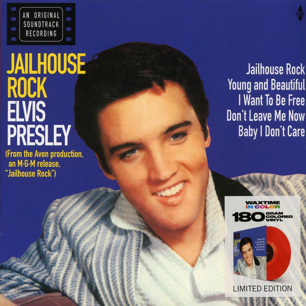 Elvis Presley - Jailhouse Rock (+4 bonus tracks) (180g) (red vinyl) vinyl LP front cover
