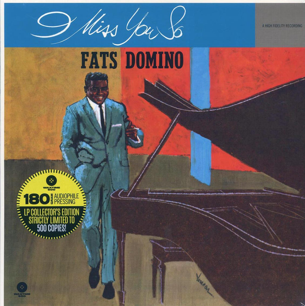 Fats Domino - I Miss You So (+2 bonus tracks) (180g) vinyl LP front cover