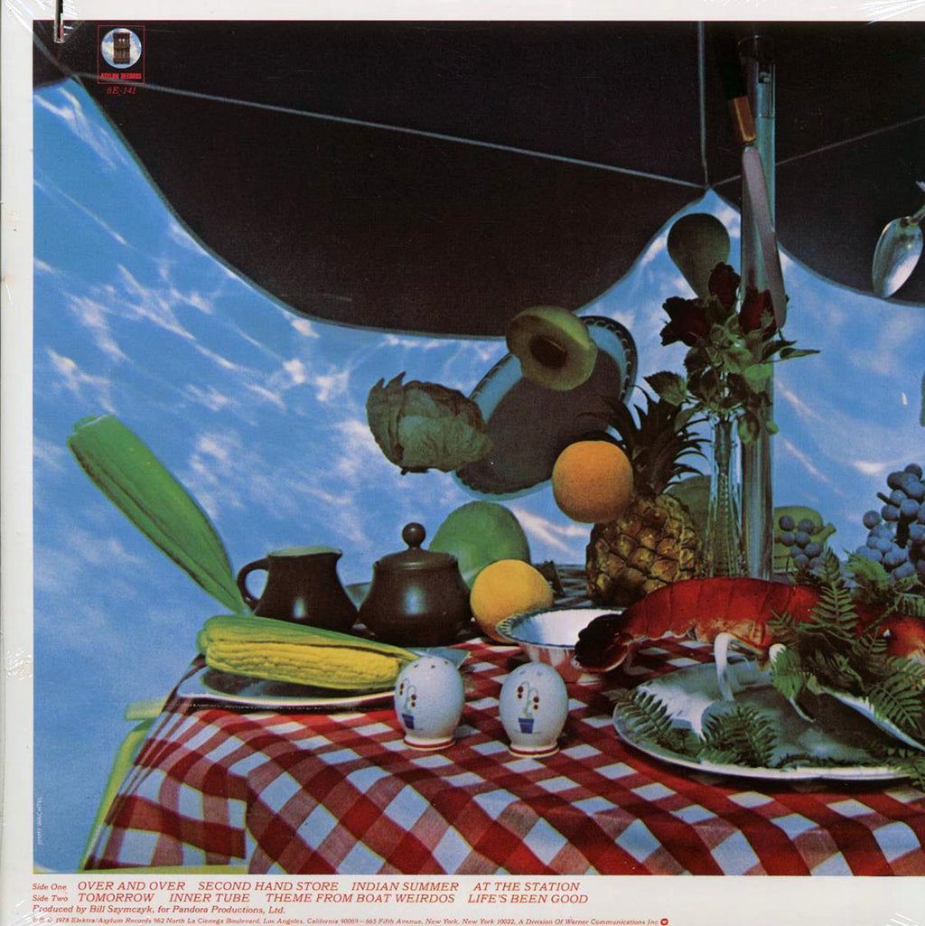 Joe Walsh - But Seriously, Folks (1978 ORIGINAL PRESS) (orig. press) (marked/ltd stock) vinyl LP back cover