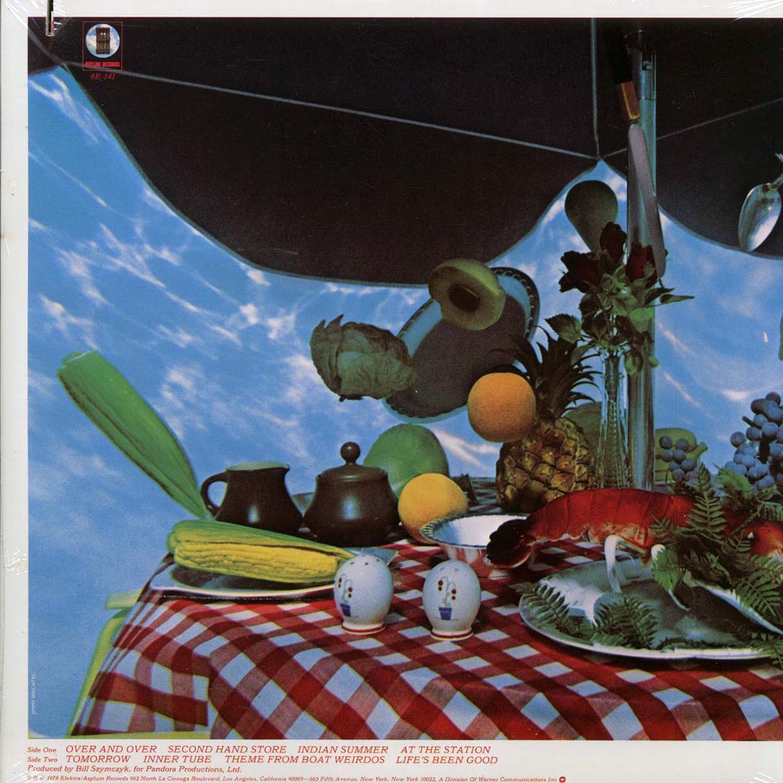 Joe Walsh - But Seriously, Folks (1978 ORIGINAL PRESS) (orig. press) (marked/ltd stock) vinyl LP back cover