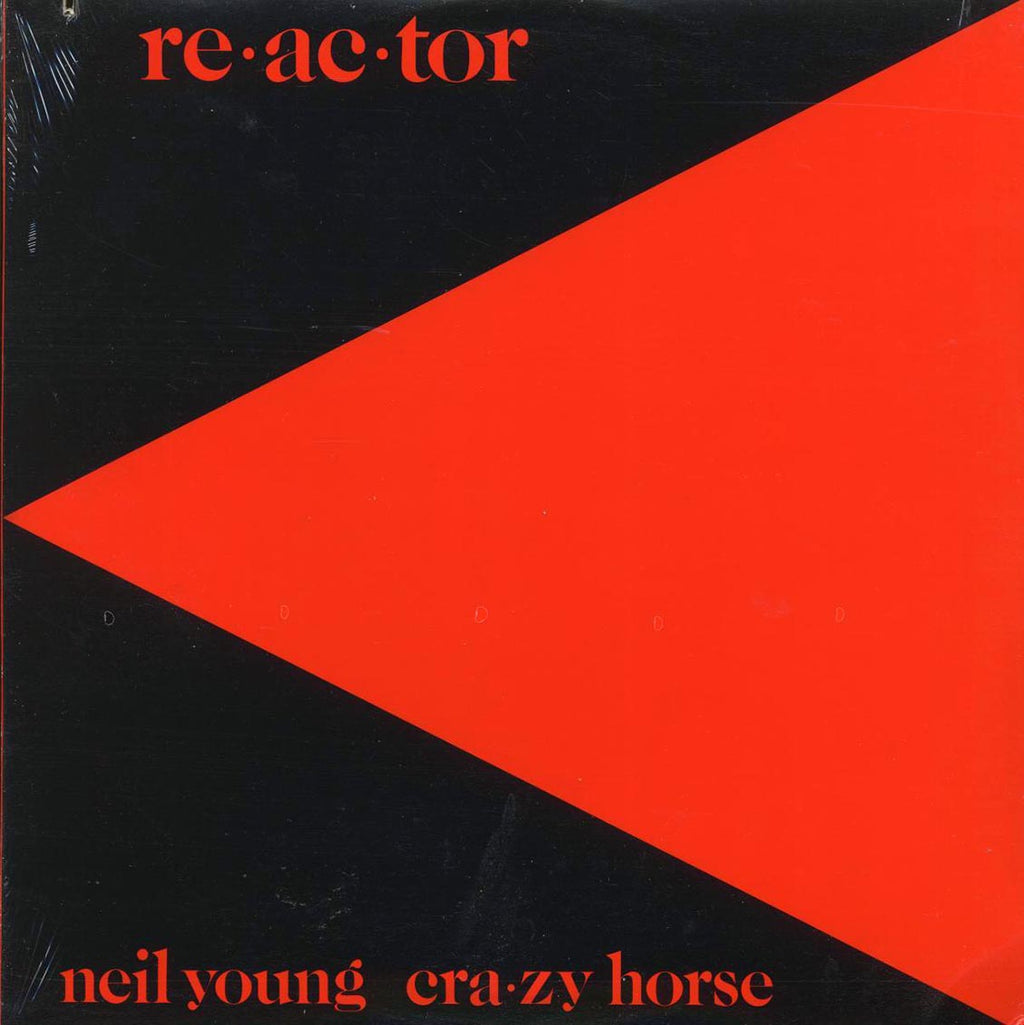 Neil Young & Crazy Horse - Reactor (1981 ORIGINAL PRESS) (orig. press) (marked/ltd stock) vinyl LP front cover