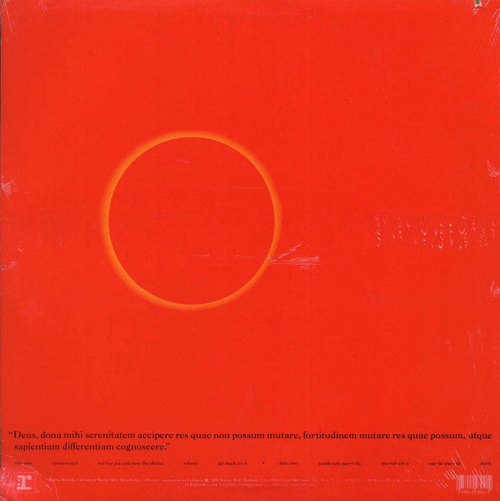 Neil Young & Crazy Horse - Reactor (1981 ORIGINAL PRESS) (orig. press) (marked/ltd stock) vinyl LP back cover