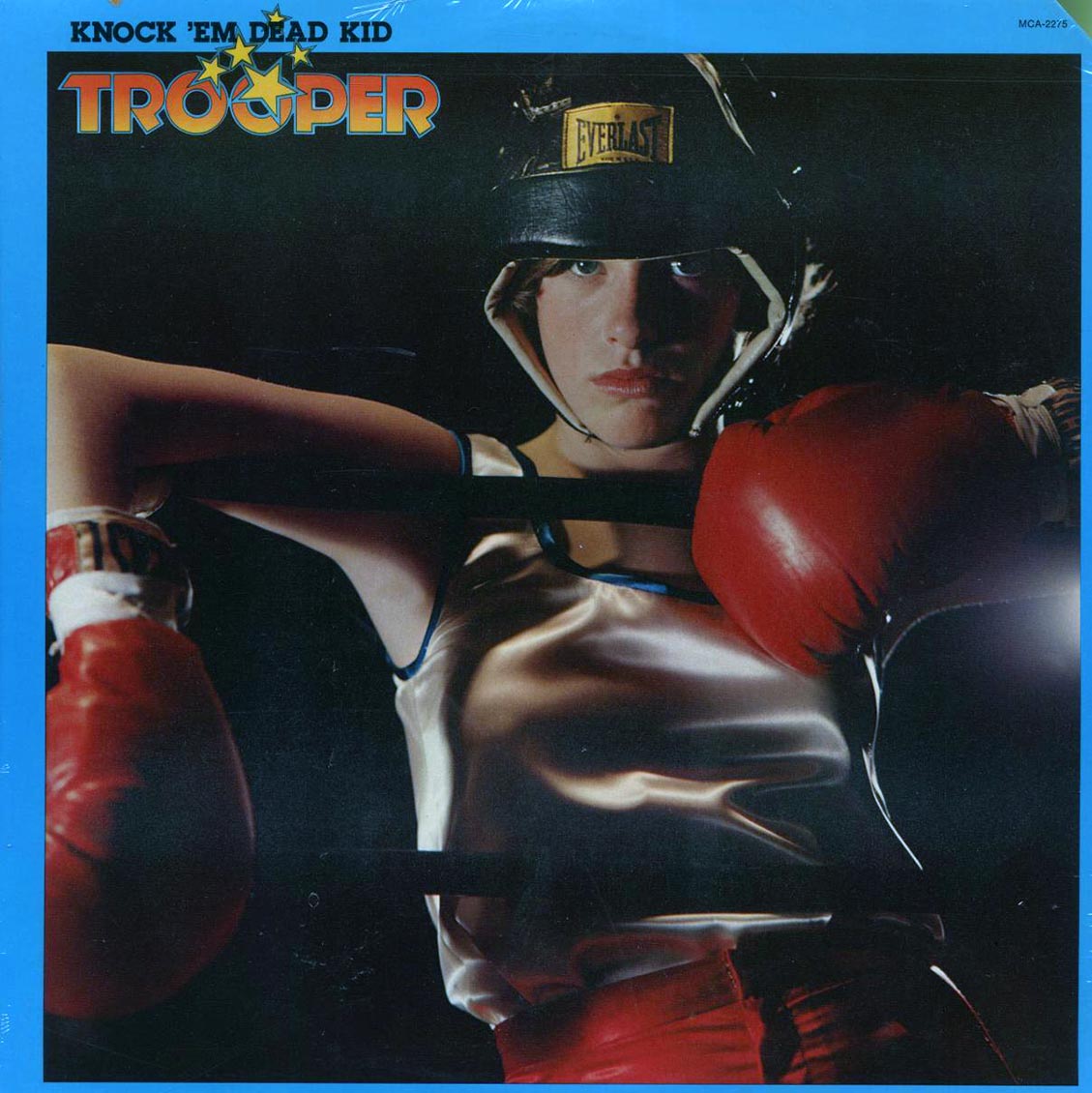 Trooper - Knock 'Em Dead Kid (1977 ORIGINAL PRESS) (orig. press) vinyl LP front cover