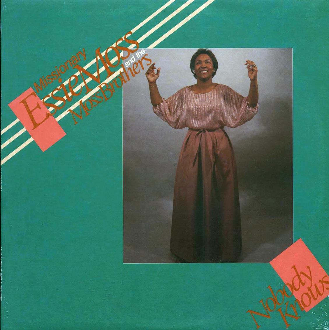 Missionary Essie Moss & The Moss Brothers - Nobody Knows (1984 ORIGINAL PRESS) (orig. press) vinyl LP front cover