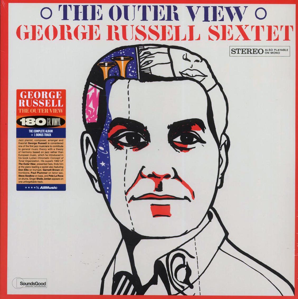 George Russell - The Outer View (+bonus track) (180g) vinyl LP front cover