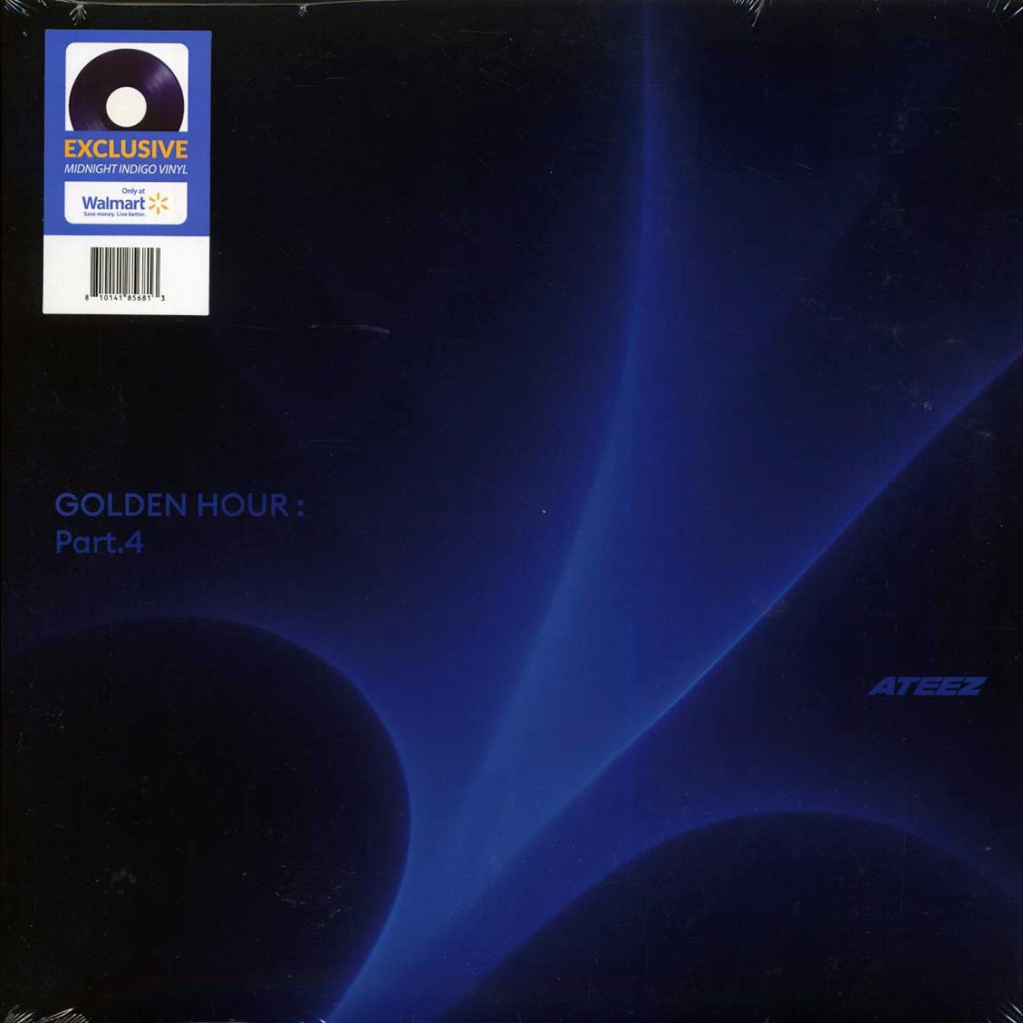 Ateez - Golden Hour: Part 4 (midnight indigo vinyl) vinyl LP front cover