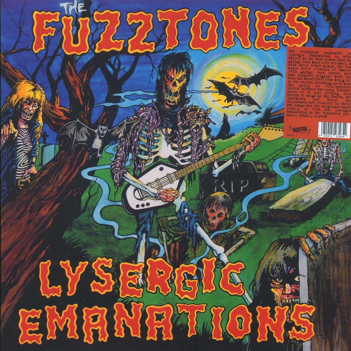 The Fuzztones - Lysergic Emanations vinyl LP front cover