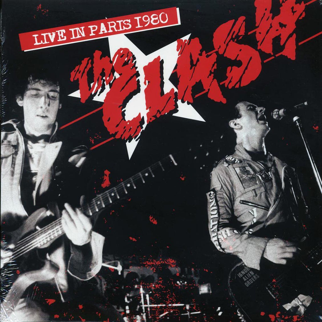The Clash - Live In Paris 1980 vinyl LP front cover