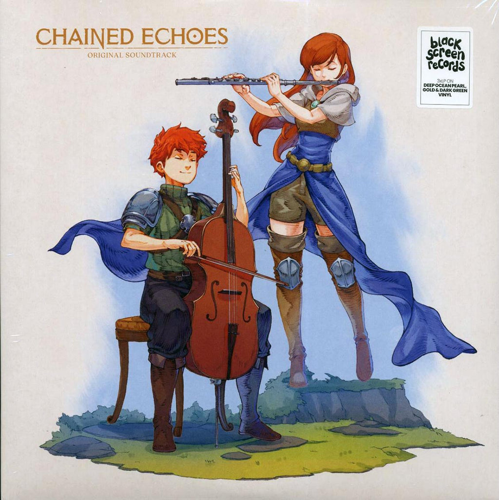 Eddie Marianukroh - Chained Echoes: Original Soundtrack (3xLP) (pearl/gold/green vinyl) vinyl LP front cover