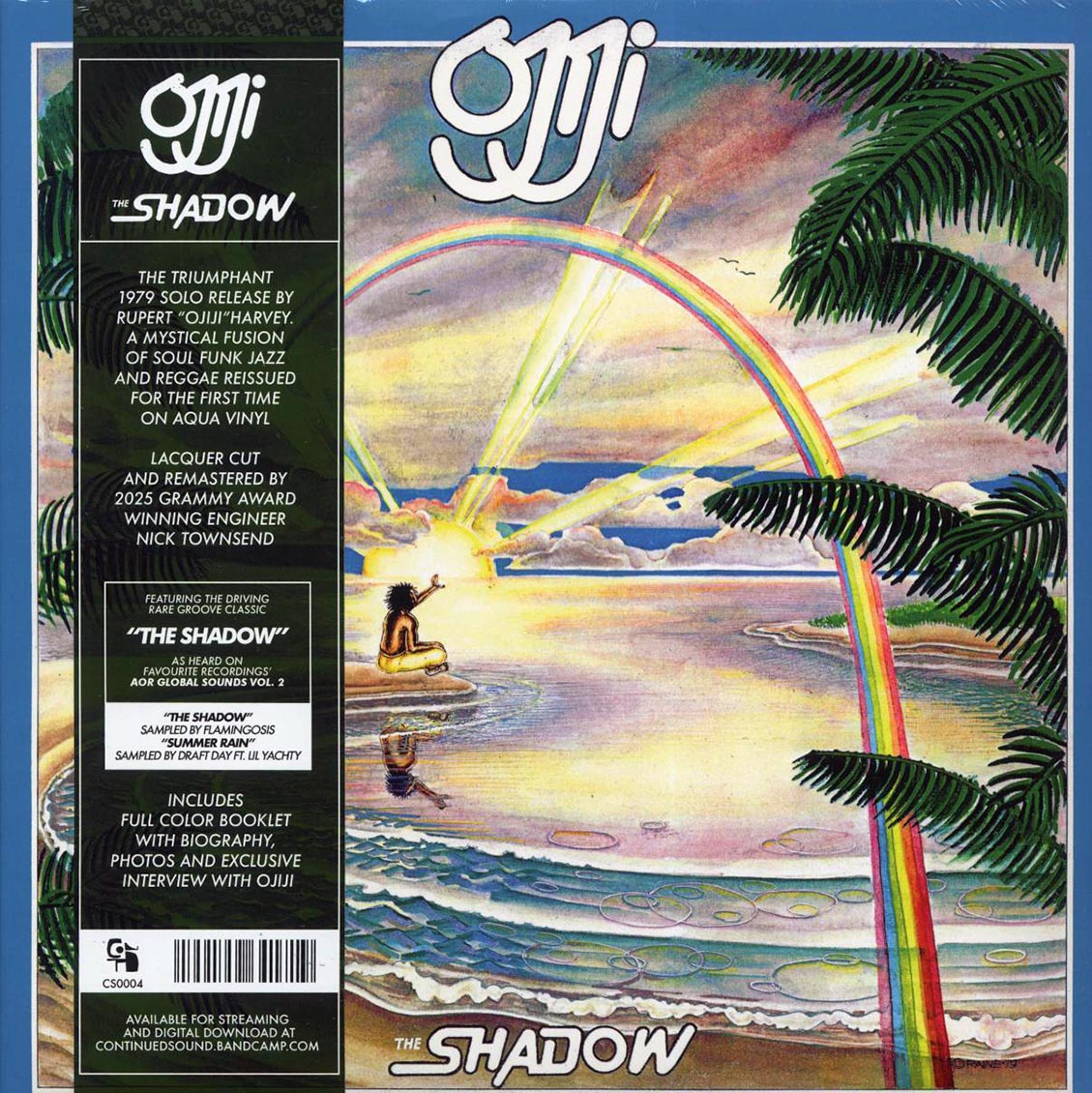 Ojiji - The Shadow (aqua blue vinyl) vinyl LP front cover