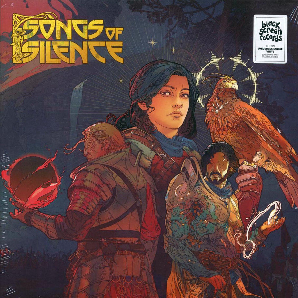 Hitoshi Sakimoto - Songs Of Silence (black/blue glitter vinyl) vinyl LP front cover