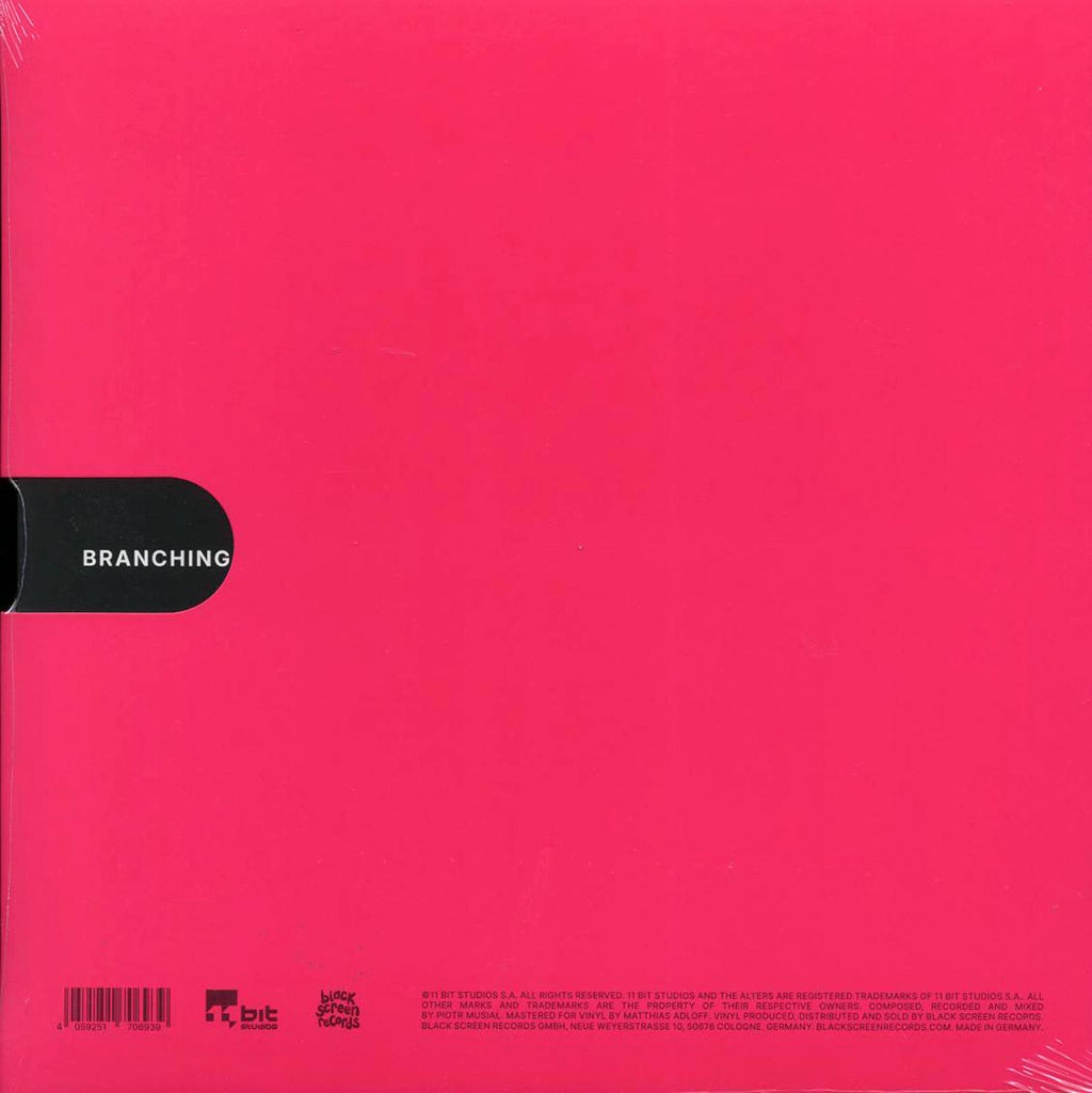 Piotr Musiał - The Alters Original Game Soundtrack (clear vinyl) vinyl LP back cover