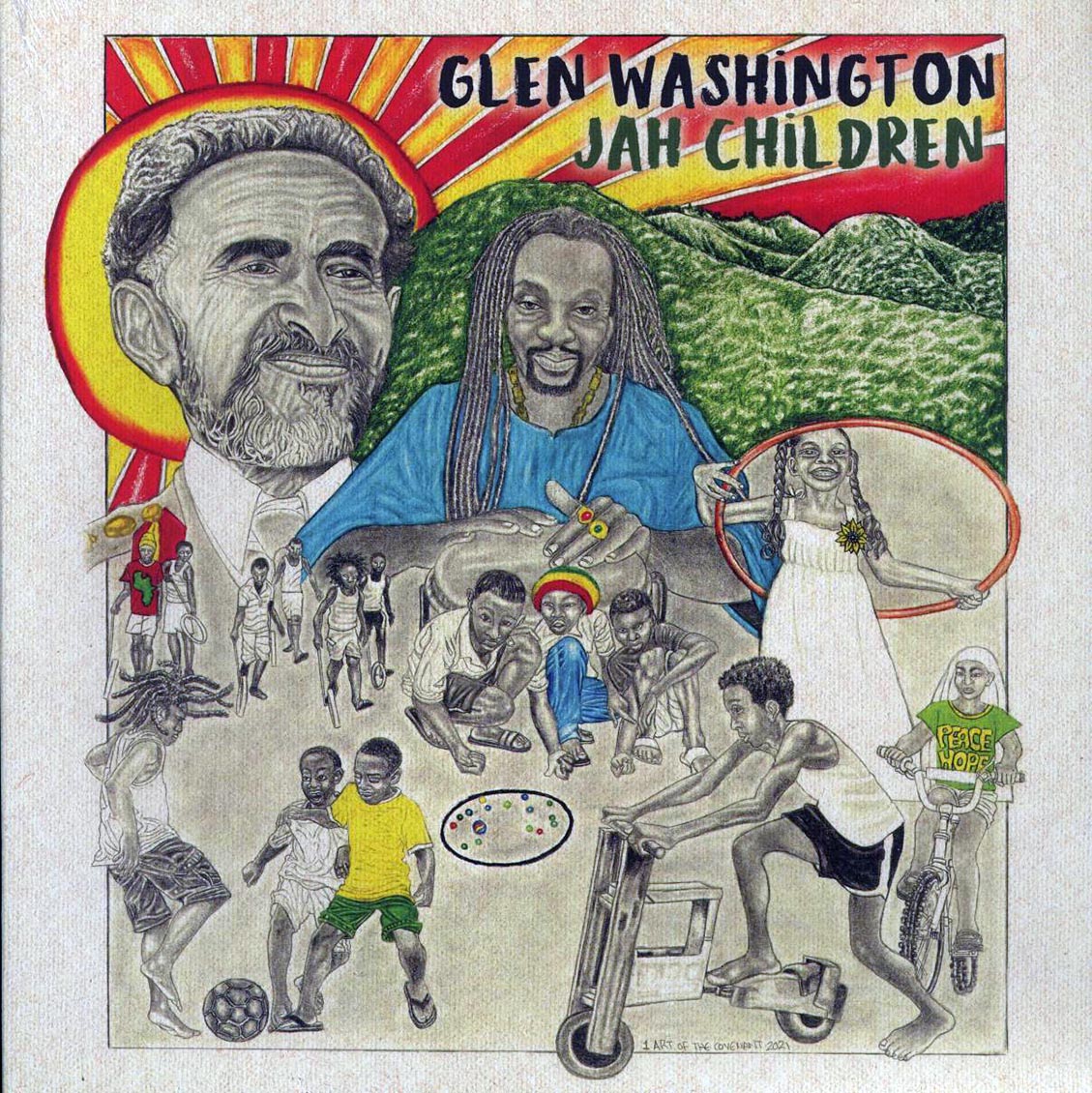 Glen Washington - Jah Children vinyl LP front cover