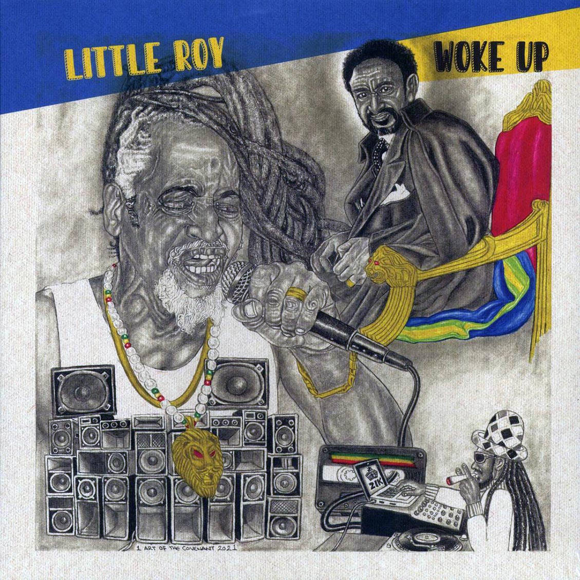 Little Roy - Woke Up vinyl LP front cover