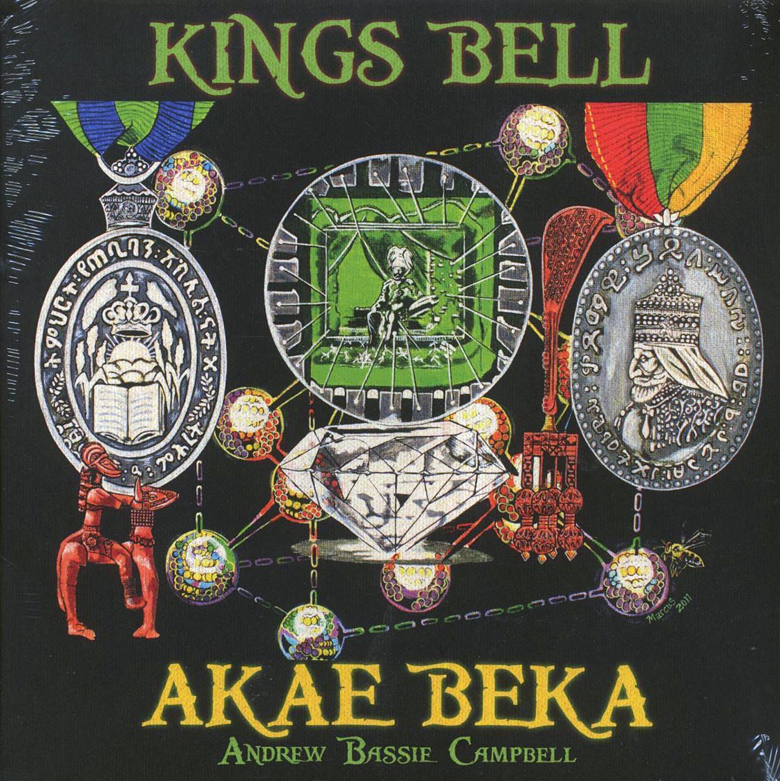 Akae Beka (Vaughn Benjamin/Midnite) - Kings Bell vinyl LP front cover