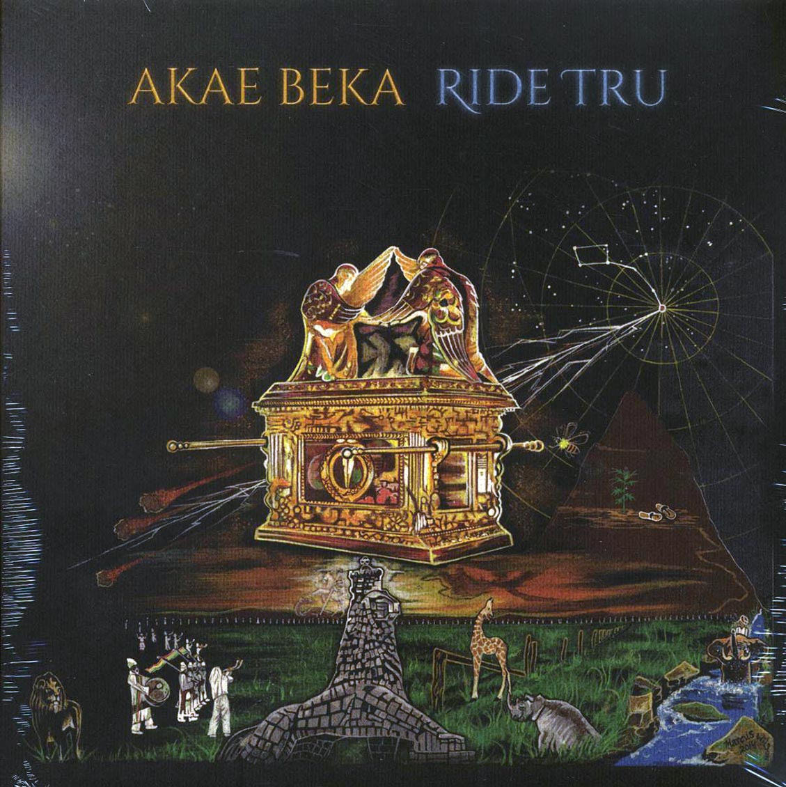 Akae Beka (Vaughn Benjamin/Midnite) - Ride Tru vinyl LP front cover