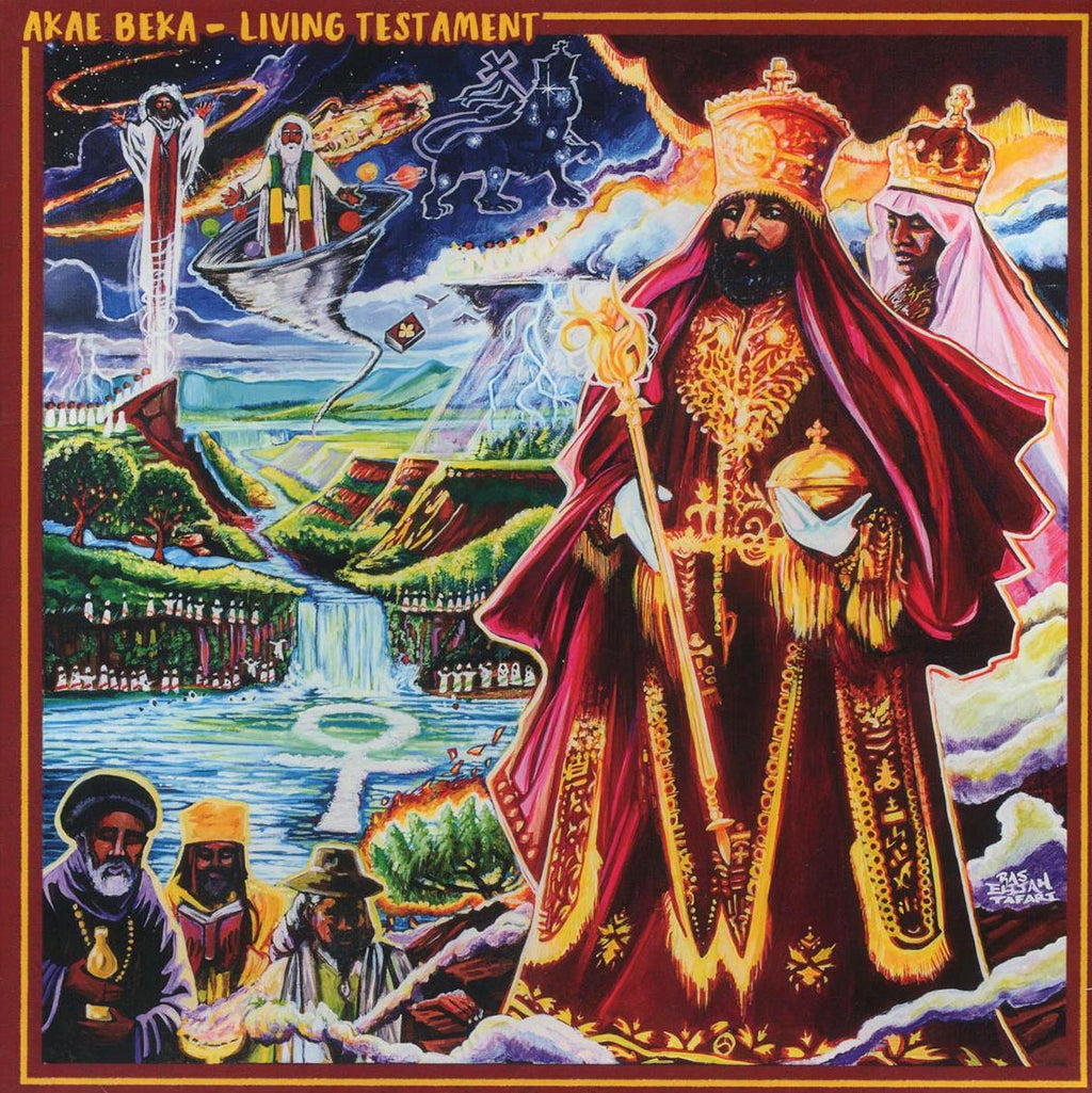 Akae Beka (Vaughn Benjamin/Midnite) - Living Testament vinyl LP front cover