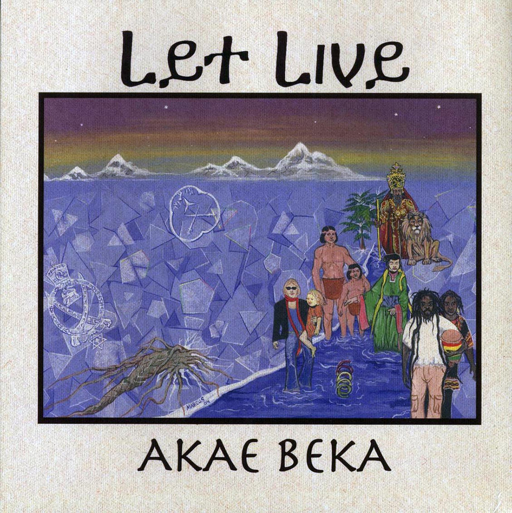 Akae Beka (Vaughn Benjamin/Midnite) - Let Live vinyl LP front cover