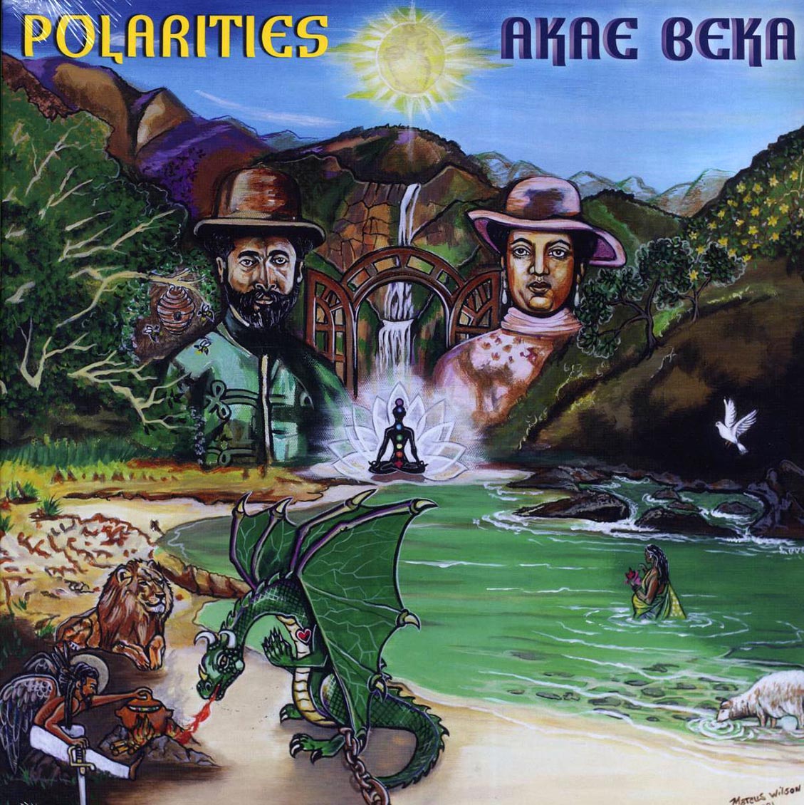 Akae Beka (Vaughn Benjamin/Midnite) - Polarities vinyl LP front cover