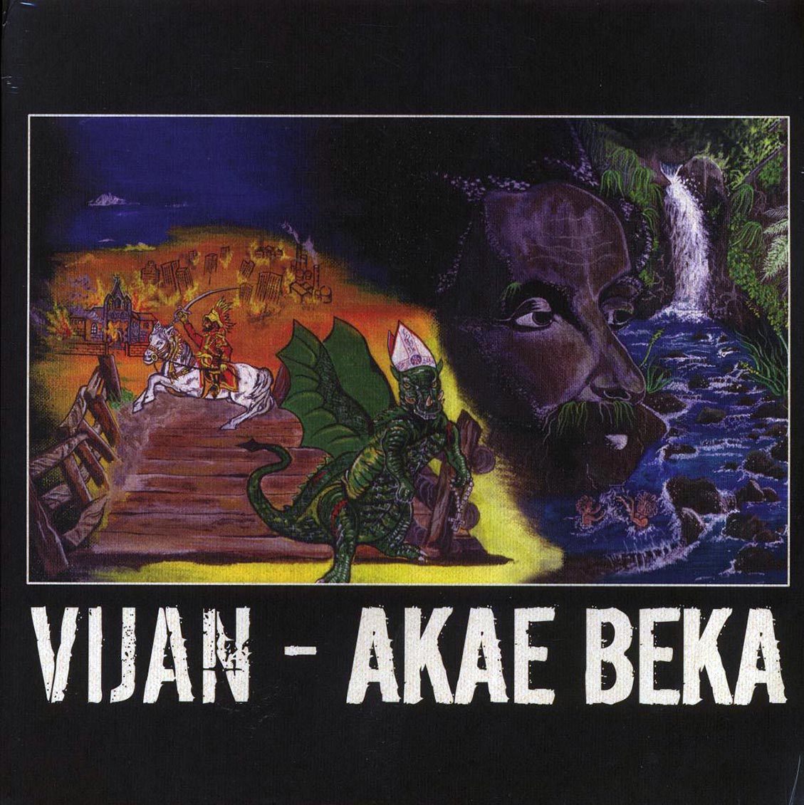 Akae Beka (Vaughn Benjamin/Midnite) - Vijan vinyl LP front cover