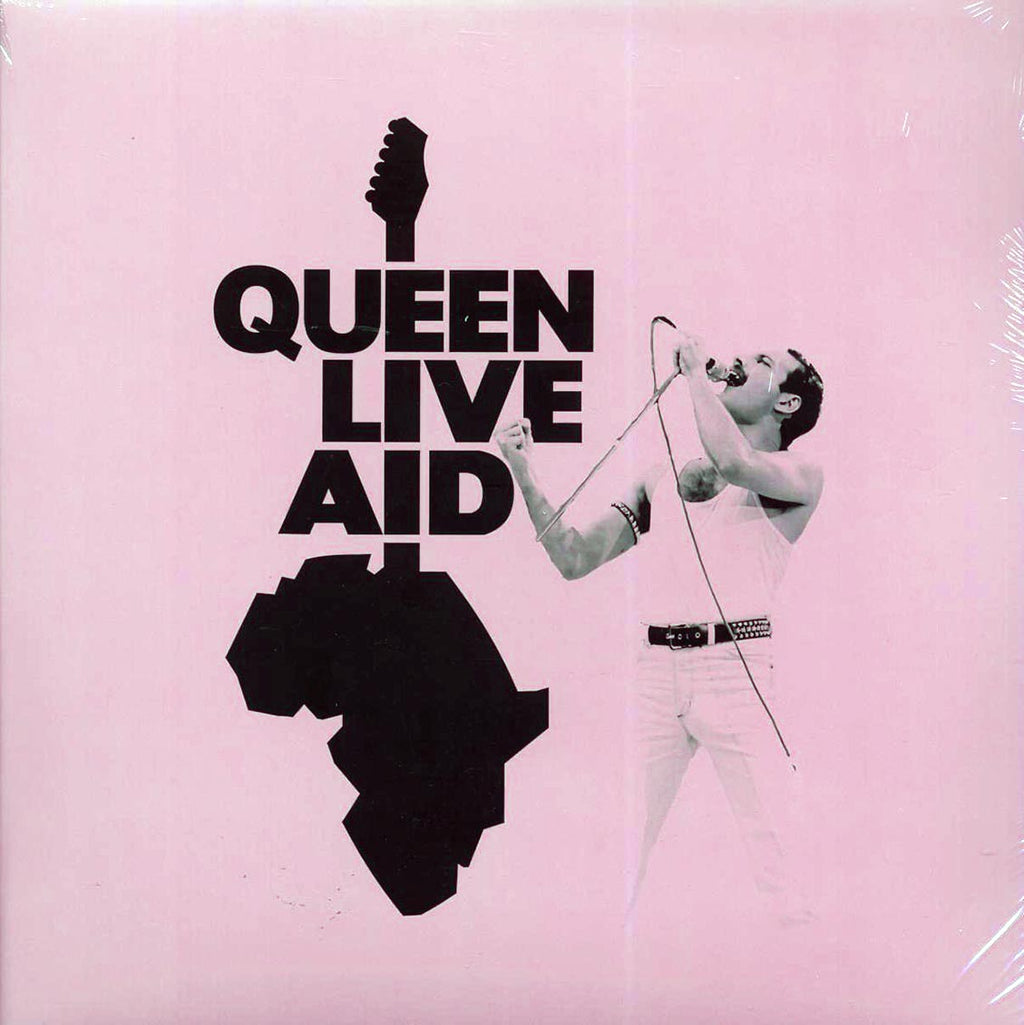 Queen - Live Aid 1985 + D-Lane Studios Wembley 1971 vinyl LP front cover