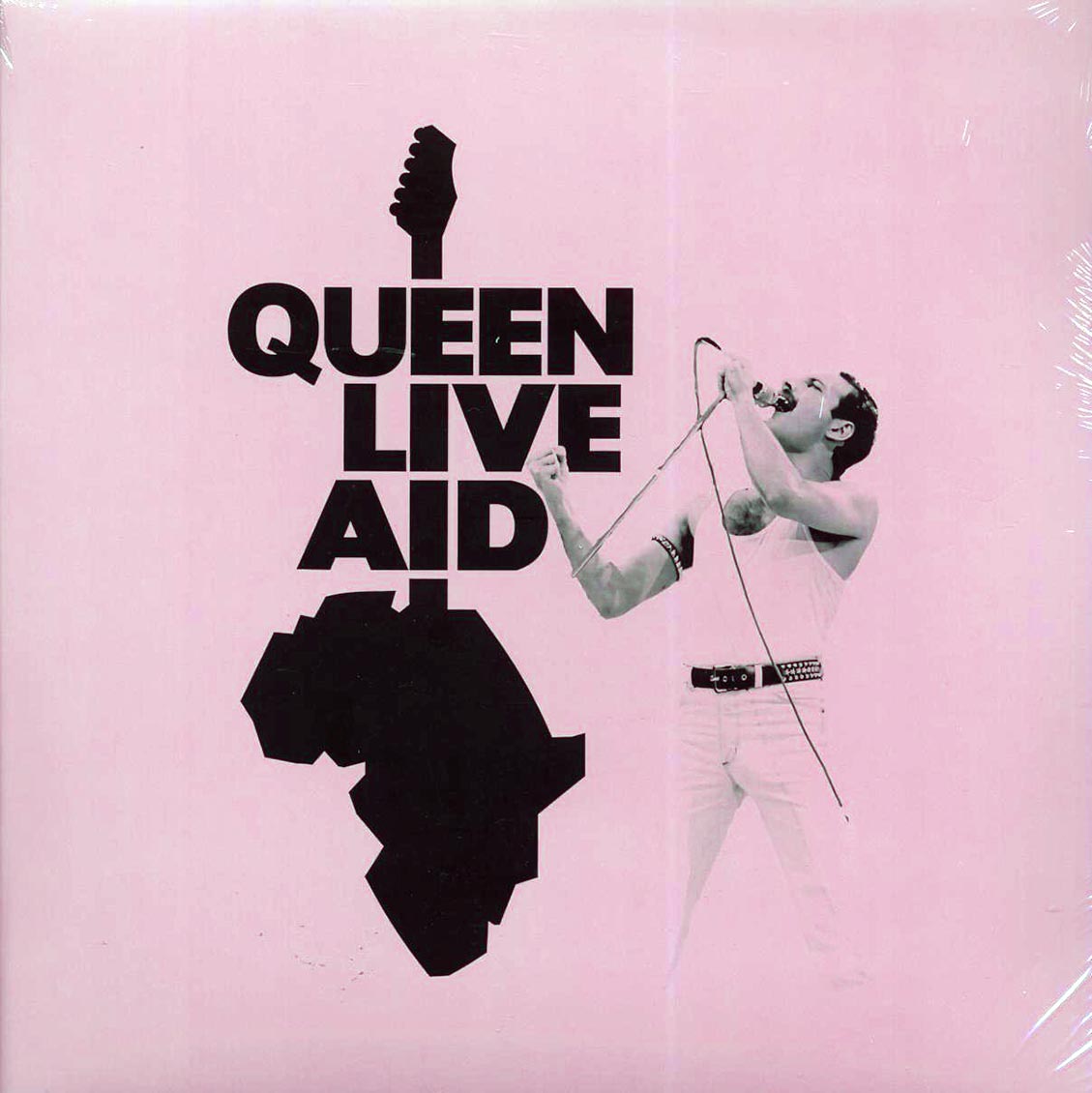Queen - Live Aid 1985 + D-Lane Studios Wembley 1971 vinyl LP front cover